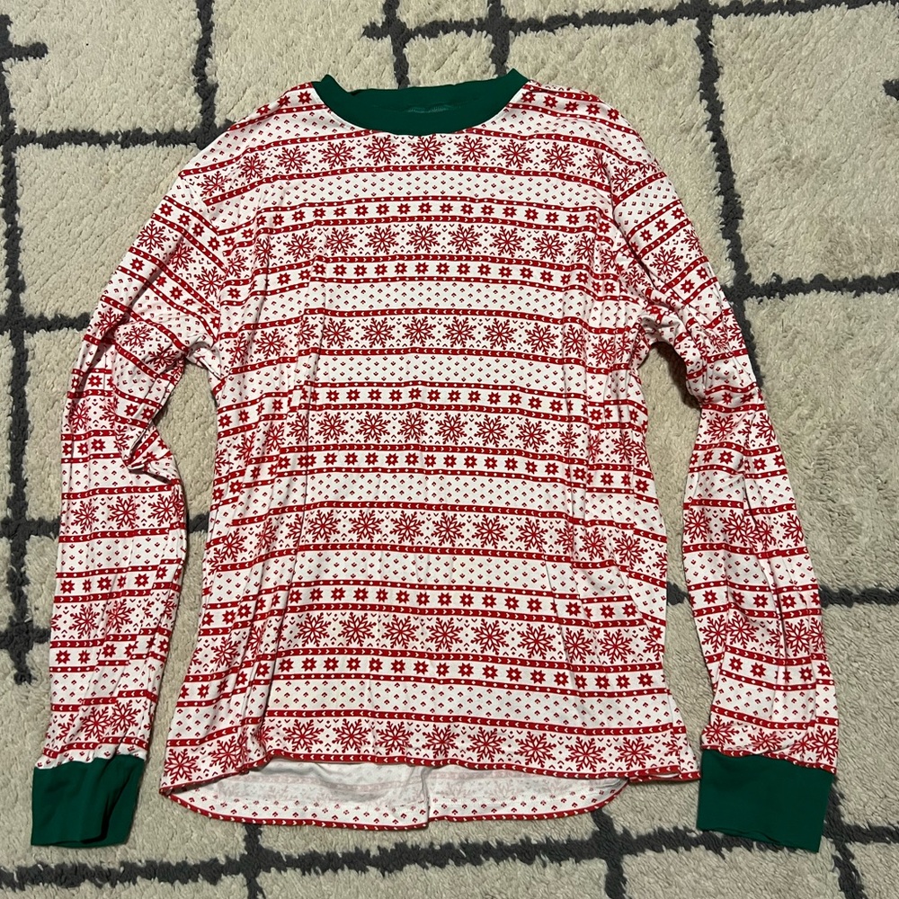Carter’s fair isle Christmas pajama top size XXL